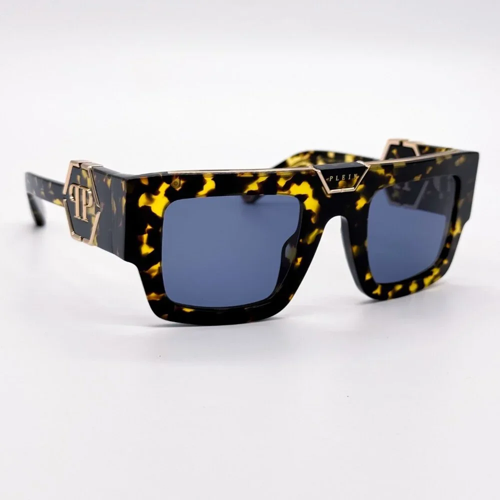 NEW PHILIPP PLEIN GLOOM SPP092M 0781 HAVANA MEN SUNGLASSES PHILIPP PLEIN